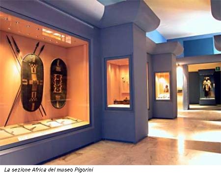La sezione Africa del museo Pigorini