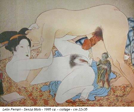 León Ferrari - Senza titolo - 1995 ca. - collage - cm 22x35