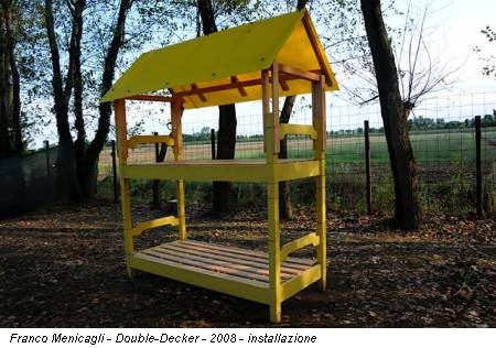 Franco Menicagli - Double-Decker - 2008 - installazione