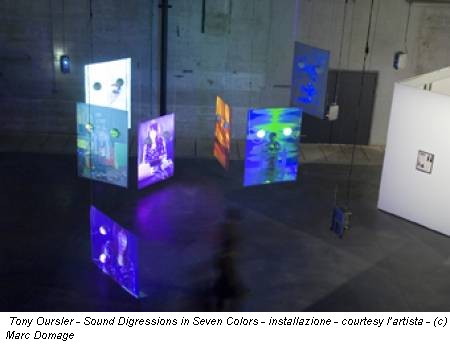 Tony Oursler - Sound Digressions in Seven Colors - installazione - courtesy l’artista - (c) Marc Domage
