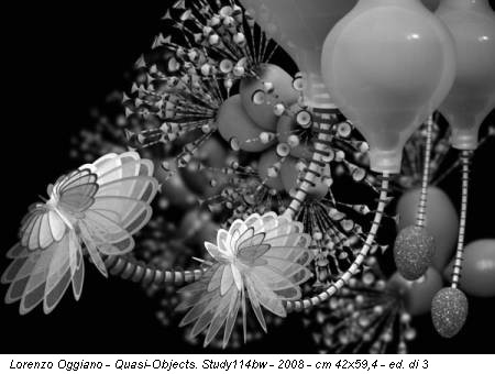 Lorenzo Oggiano - Quasi-Objects. Study114bw - 2008 - cm 42x59,4 - ed. di 3