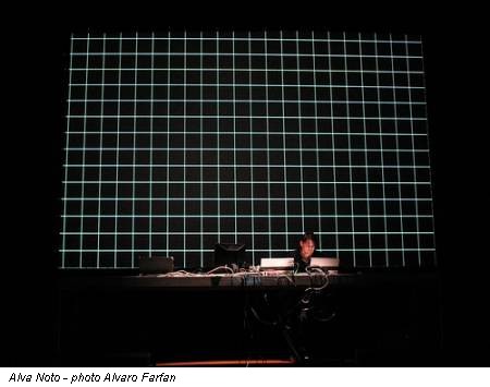 Alva Noto - photo Alvaro Farfan