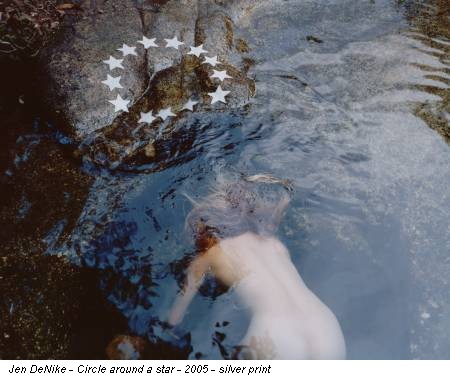 Jen DeNike - Circle around a star - 2005 - silver print