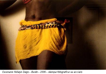 Ousmane Ndiaye Dago - Buste - 2006 - stampa fotografica su acciaio