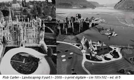 Rob Carter - Landscaping II part I - 2008 - c-print digitale - cm 181x102 - ed. di 5