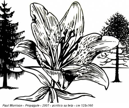 Paul Morrison - Propagule - 2007 - acrilico su tela - cm 128x160