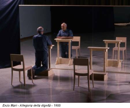 Enzo Mari - Allegoria della dignità - 1988