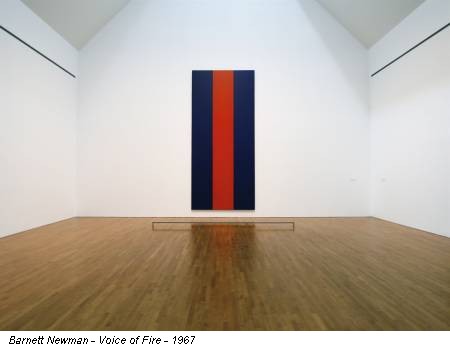 Barnett Newman - Voice of Fire - 1967