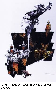 Sergio Toppi illustra le 'donne' di Giacomo Puccini