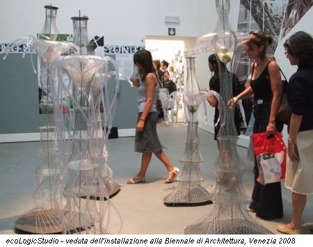 ecoLogicStudio - veduta dell'installazione alla Biennale di Architettura, Venezia 2008