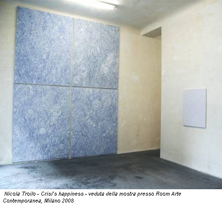 Nicola Troilo - Crisi’s happiness - veduta della mostra presso Room Arte Contemporanea, Milano 2008