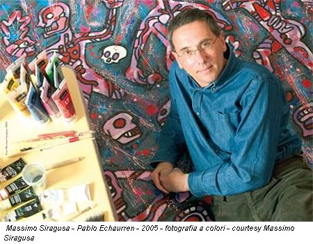 Massimo Siragusa - Pablo Echaurren - 2005 - fotografia a colori - courtesy Massimo Siragusa