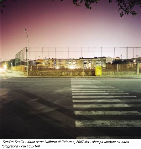 Sandro Scalia - dalla serie Notturni di Palermo, 2007-08 - stampa lambda su carta fotografica - cm 100x100
