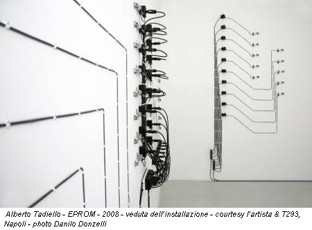 Alberto Tadiello - EPROM - 2008 - veduta dell’installazione - courtesy l’artista & T293, Napoli - photo Danilo Donzelli