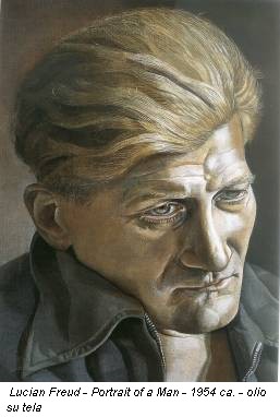 Lucian Freud - Portrait of a Man - 1954 ca. - olio su tela