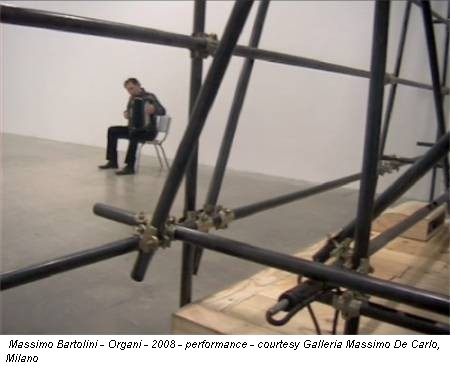 Massimo Bartolini - Organi - 2008 - performance - courtesy Galleria Massimo De Carlo, Milano