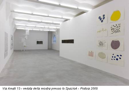 Via Amati 13 - veduta della mostra presso lo SpazioA - Pistoia 2008
