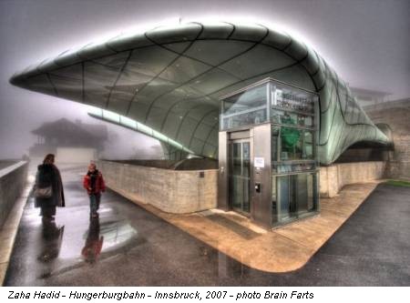 Zaha Hadid - Hungerburgbahn - Innsbruck, 2007 - photo Brain Farts