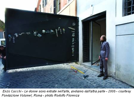 Enzo Cucchi - Le donne sono entrate nell'arte, andiamo dall'altra parte - 2008 - courtesy Fondazione Volume!, Roma - photo Rodolfo Fiorenza