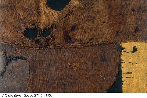 Alberto Burri - Sacco ST 11 - 1954