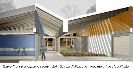 Mauro Frate (capogruppo progettista) - Scuola di Ponzano - progetto primo classificato