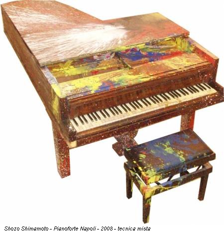 Shozo Shimamoto - Pianoforte Napoli - 2008 - tecnica mista
