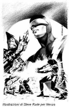 Illustrazioni di Steve Rude per Nexus