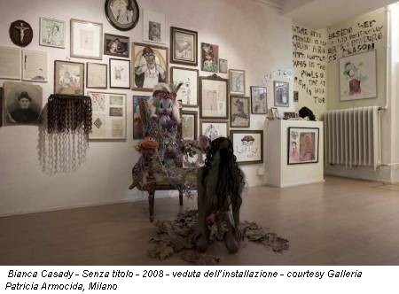 Bianca Casady - Senza titolo - 2008 - veduta dell’installazione - courtesy Galleria Patricia Armocida, Milano
