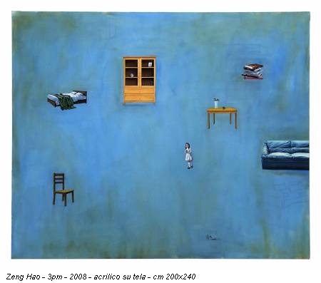 Zeng Hao - 3pm - 2008 - acrilico su tela - cm 200x240