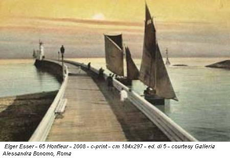 Elger Esser - 65 Honfleur - 2008 - c-print - cm 184x297 - ed. di 5 - courtesy Galleria Alessandra Bonomo, Roma