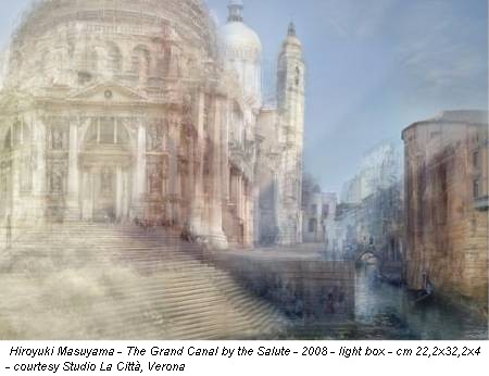 Hiroyuki Masuyama - The Grand Canal by the Salute - 2008 - light box - cm 22,2x32,2x4 - courtesy Studio La Città, Verona