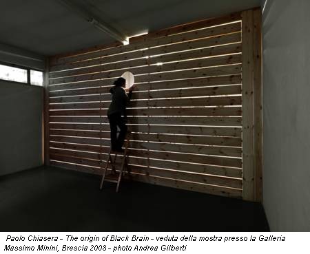 Paolo Chiasera - The origin of Black Brain - veduta della mostra presso la Galleria Massimo Minini, Brescia 2008 - photo Andrea Gilberti