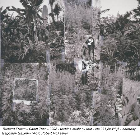 Richard Prince - Canal Zone - 2008 - tecnica mista su tela - cm 271,8x303,5 - courtesy Gagosian Gallery - photo Robert McKeever