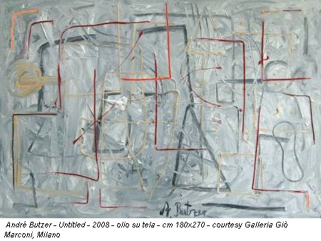 André Butzer - Untitled - 2008 - olio su tela - cm 180x270 - courtesy Galleria Giò Marconi, Milano