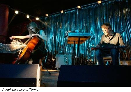 Angel sul palco di Torino