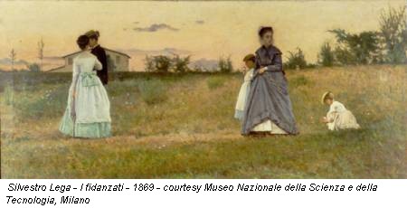 Silvestro Lega - I fidanzati - 1869 - courtesy Museo Nazionale della Scienza e della Tecnologia, Milano