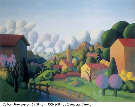 Salvo - Primavera - 1998 - cm 150x200 - coll. privata, Trento