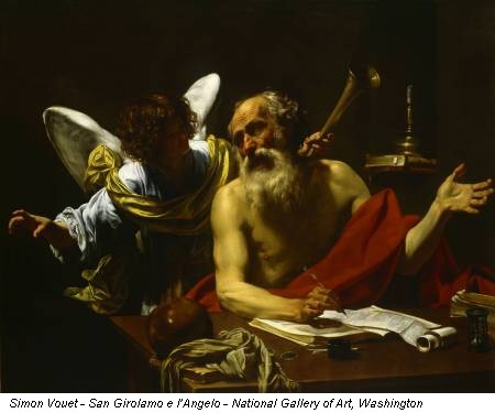 Simon Vouet - San Girolamo e l’Angelo - National Gallery of Art, Washington