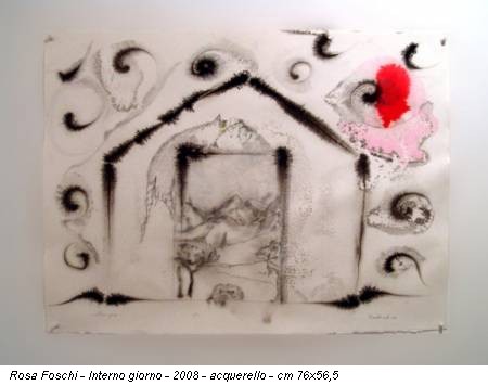 Rosa Foschi - Interno giorno - 2008 - acquerello - cm 76x56,5