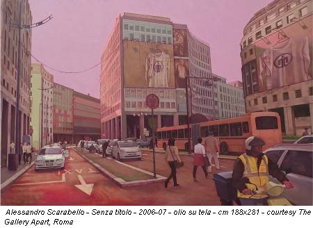 Alessandro Scarabello - Senza titolo - 2006-07 - olio su tela - cm 188x281 - courtesy The Gallery Apart, Roma
