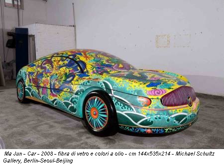 Ma Jun - Car - 2008 - fibra di vetro e colori a olio - cm 144x535x214 - Michael Schultz Gallery, Berlin-Seoul-Beijing