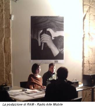 La postazione di RAM - Radio Arte Mobile