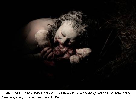 Gian Luca Beccari - Mutazioni - 2009 - film - 14’36’’ - courtesy Galleria Contemporary Concept, Bologna & Galleria Pack, Milano