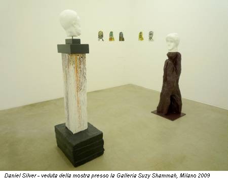 Daniel Silver - veduta della mostra presso la Galleria Suzy Shammah, Milano 2009