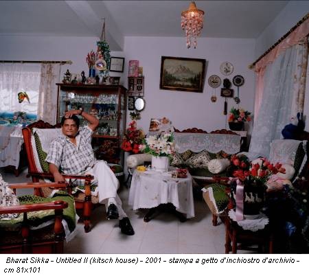 Bharat Sikka - Untitled II (kitsch house) - 2001 - stampa a getto d’inchiostro d’archivio - cm 81x101