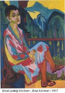 Ernst Ludwig Kirchner - Erna Kirchner - 1917