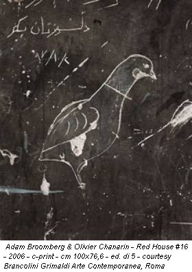 Adam Broomberg & Olivier Chanarin - Red House #16 - 2006 - c-print - cm 100x76,6 - ed. di 5 - courtesy Brancolini Grimaldi Arte Contemporanea, Roma