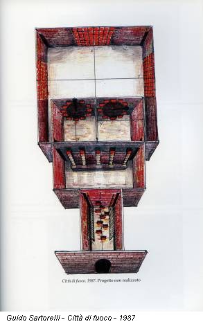Guido Sartorelli - Città di fuoco - 1987