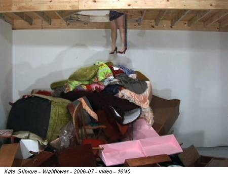 Kate Gilmore - Wallflower - 2006-07 - video - 16'40