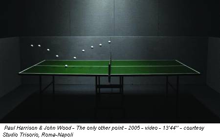 Paul Harrison & John Wood - The only other point - 2005 - video - 13’44’’ - courtesy Studio Trisorio, Roma-Napoli